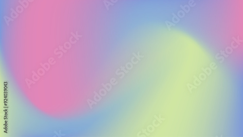 light soft pastel pink green twist soft gradient pastel colors sof curves and design in vector mesh