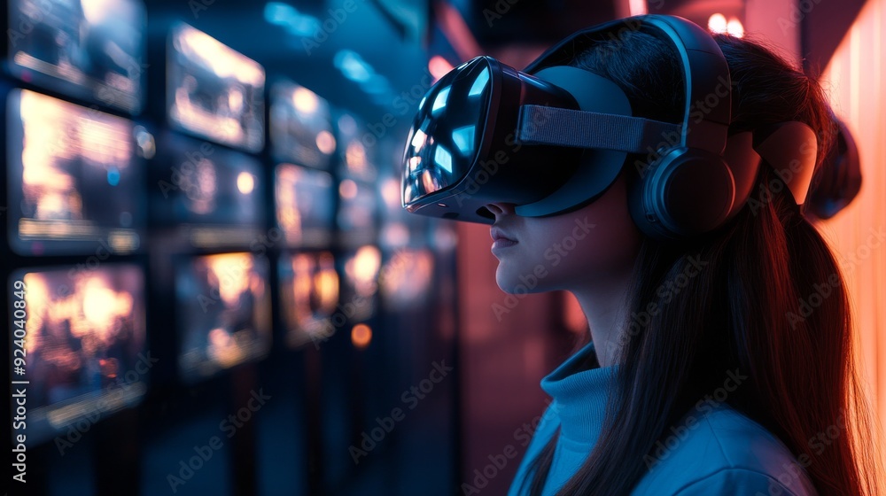Futuristic School with Virtual Reality Labs: Schools where students learn through VR labs and simulations. Futuristic School with Virtual Reality Labs: Schools where students learn through VR labs and simulations.