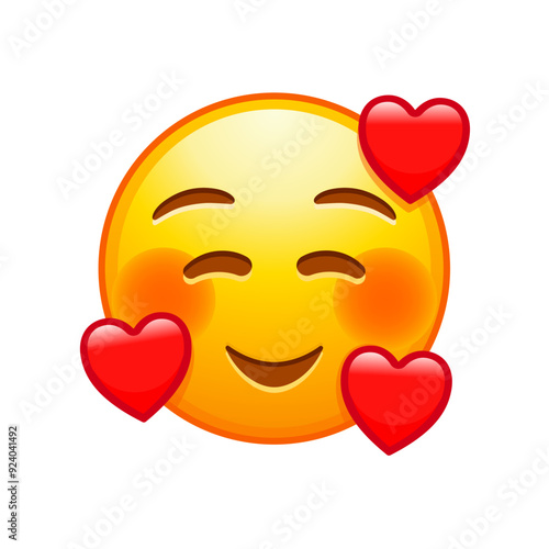 Smiling Face with Hearts Emoji

