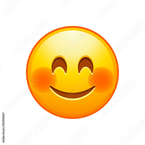 Blushing Smile Emoji

