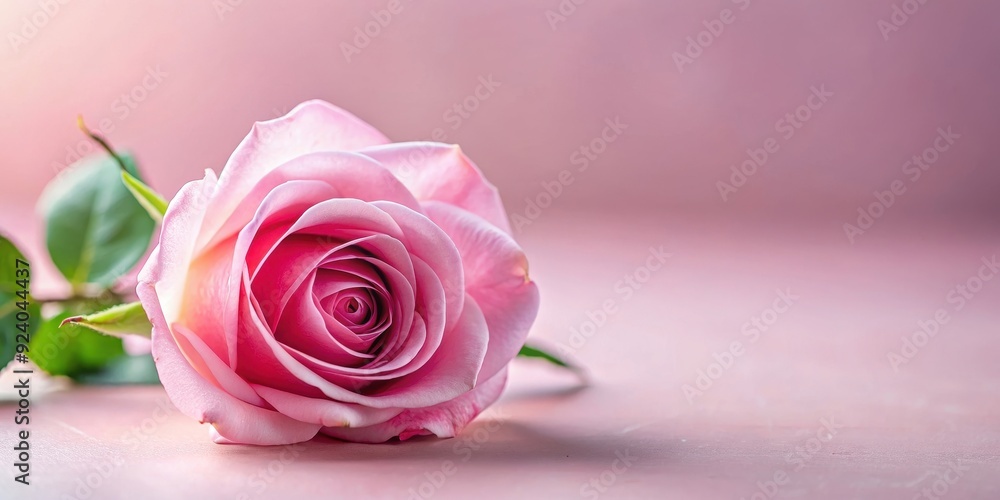 Pink rose symbolizing love and beauty on a soft pink background, Rose, flower, pink, background, pastel, romantic, elegant Pink rose symbolizing love and beauty on a soft pink background, Rose, flower, pink, background, pastel, romantic, elegant
