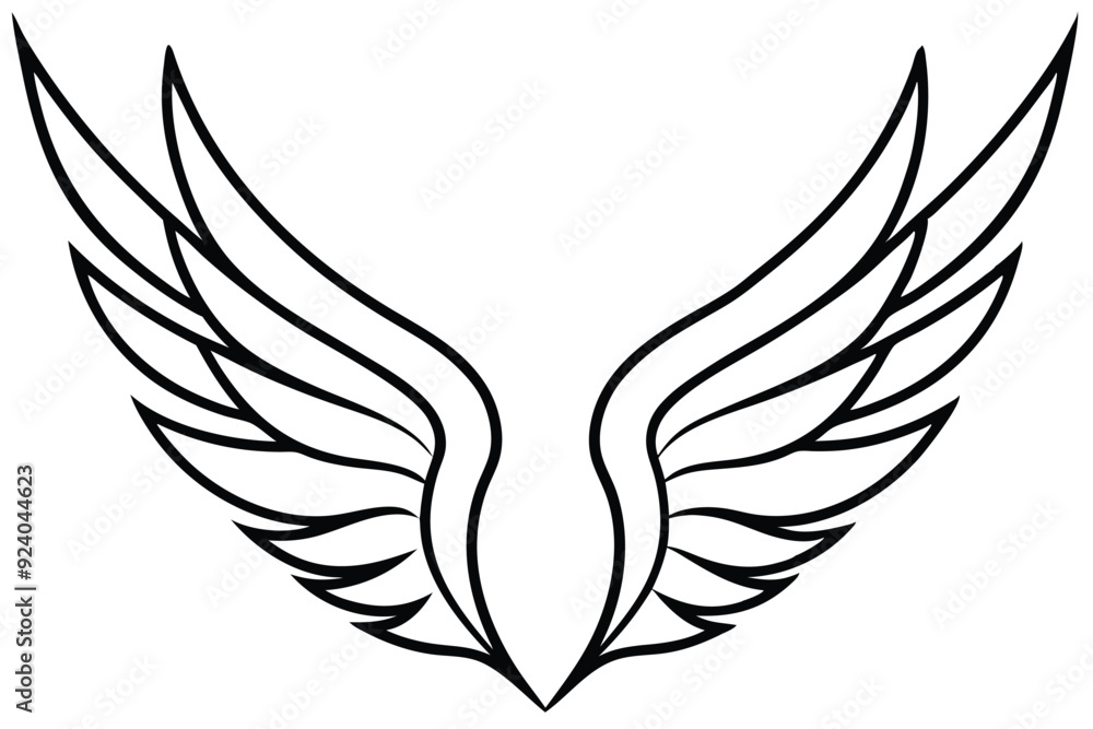 eagle with wings vector illustration eagle with wings vector illustration