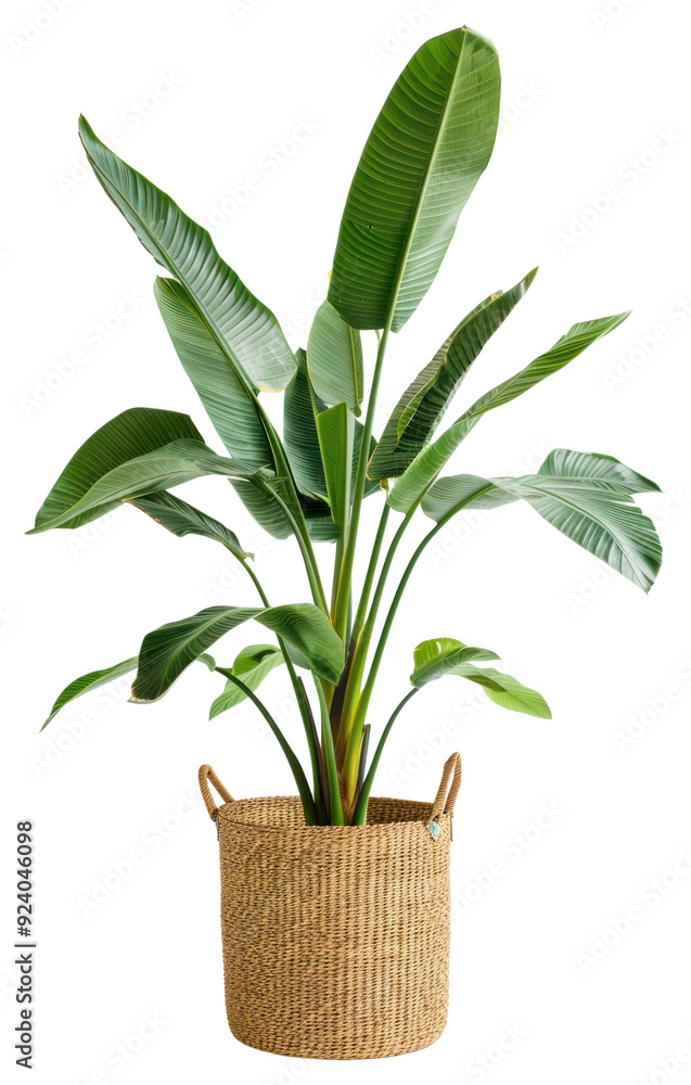 PNG Birds of Paradise plant blossom planter pottery. PNG Birds of Paradise plant blossom planter pottery.