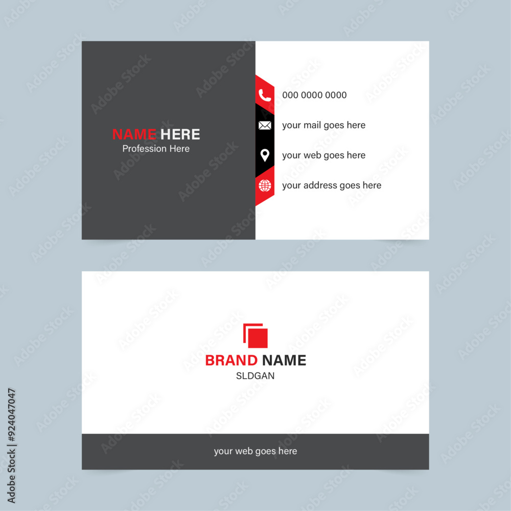 Creative and clean corporate business card template. Personal visiting card with company logo luxury design. Creative and clean corporate business card template. Personal visiting card with company logo luxury design.