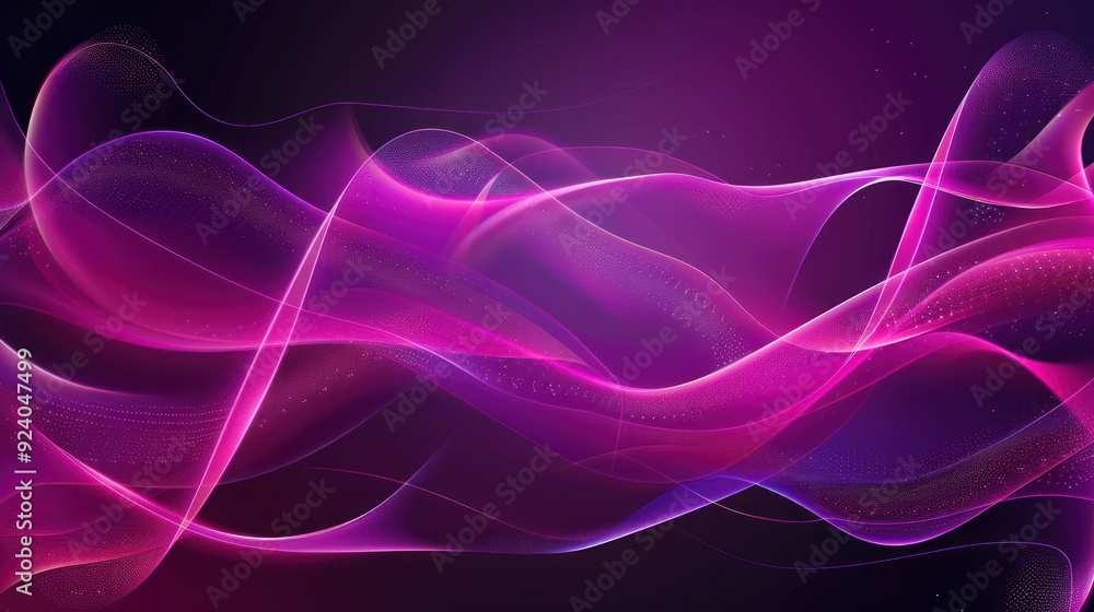Abstract Pink and Purple Waves Abstract Pink and Purple Waves