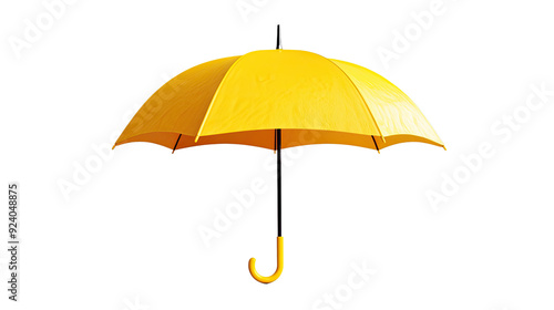 Yellow umbrella transparent background