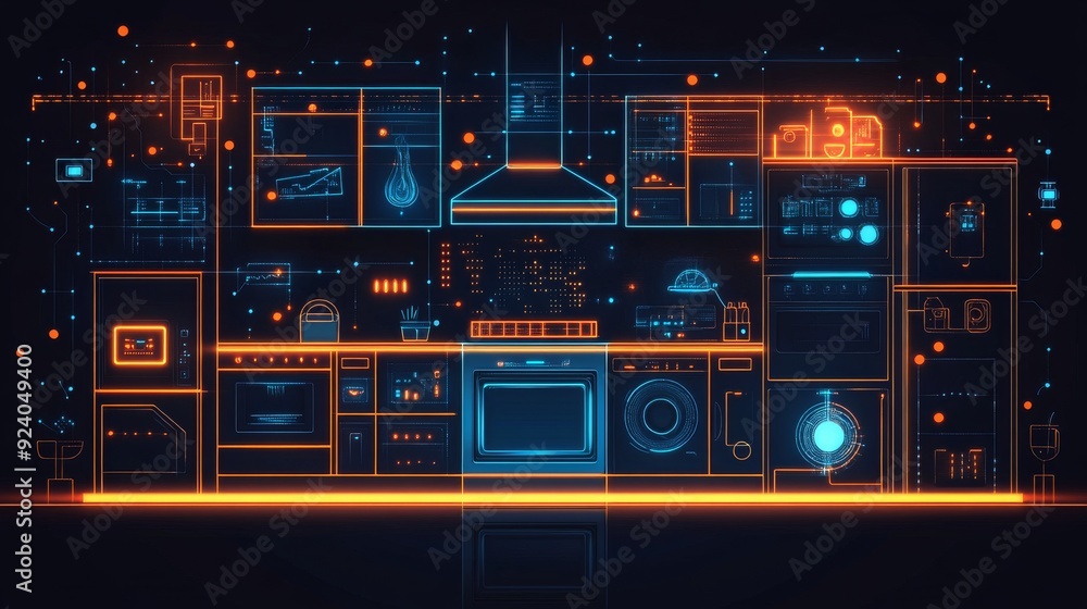 Smart Home with AI-Powered Appliances: Homes where appliances are managed and optimized by AI. Smart Home with AI-Powered Appliances: Homes where appliances are managed and optimized by AI.
