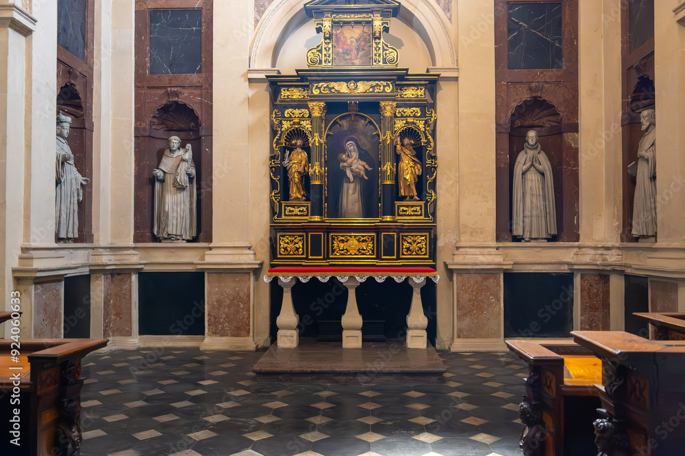 Obraz premium Poland, Europe, 2 August 2024: Churches, historical buildings