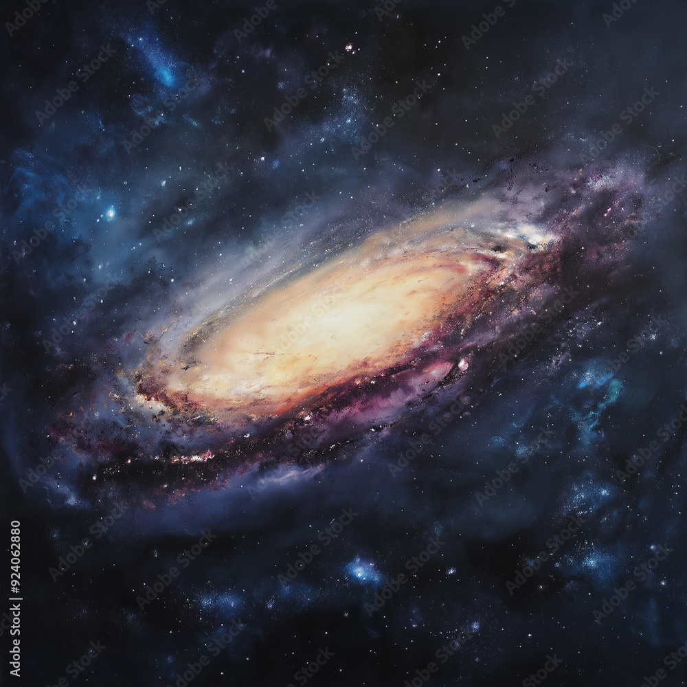 Obraz premium space galaxy in space