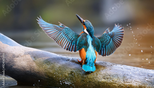 Bird near river