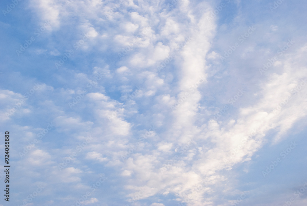 Fototapeta premium gentle white clouds in the blue sky