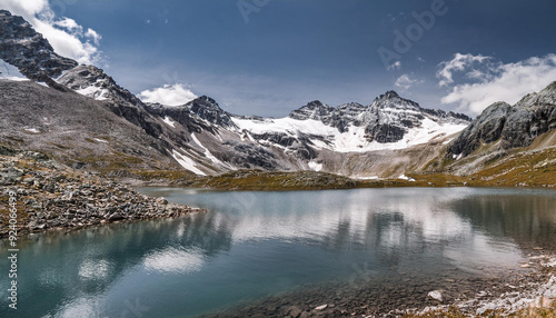 Lake and mountains 
