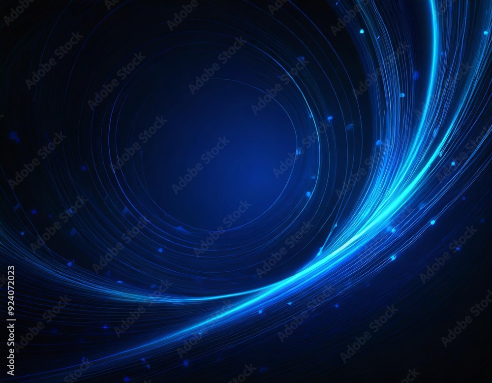 dark blue abstract background featuring glowing blue swirl circle lines, creating a dynamic, futuristic design. The swirling patterns evoke a sense of movement, innovation, and advanced technology dark blue abstract background featuring glowing blue swirl circle lines, creating a dynamic, futuristic design. The swirling patterns evoke a sense of movement, innovation, and advanced technology
