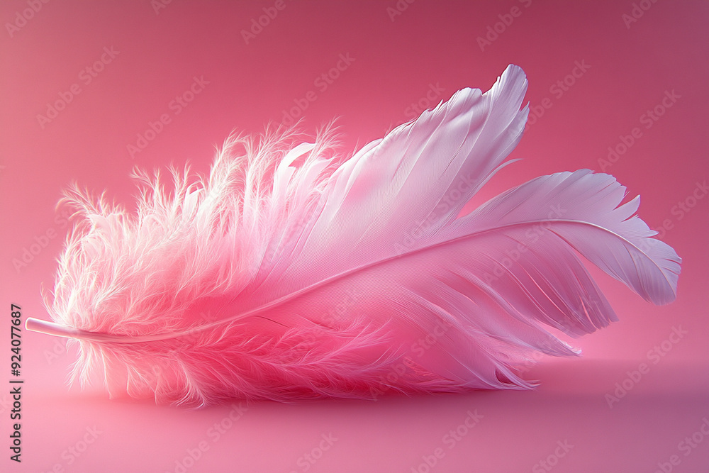 An elegant hand-drawn feather in white against An elegant hand-drawn feather in white against