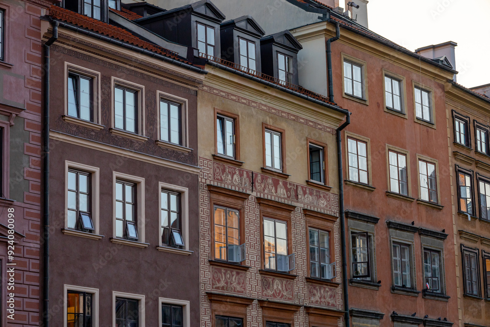 Warsaw, Poland, Europe, 5 August 2024: Churches, historical buildings and streets Warsaw, Poland, Europe, 5 August 2024: Churches, historical buildings and streets