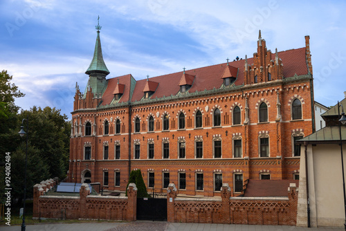 Warsaw, Poland, Europe, 5 August 2024: Churches, historical buildings and streets