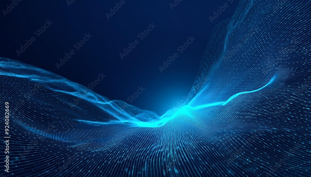Dark blue and glow particle abstract background Dark blue and glow particle abstract background