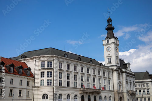 Warsaw, Poland, Europe, 5 August 2024: Churches, historical buildings and streets