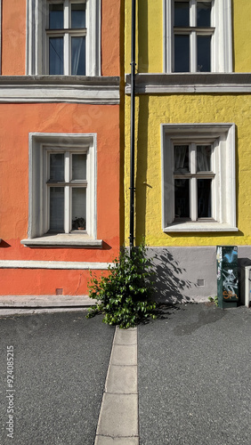 Orange and Yellow Facade.