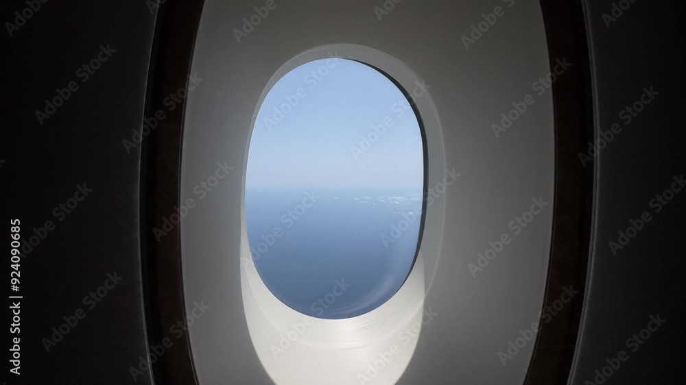 View from the airplane window on Barcelona View from the airplane window on Barcelona