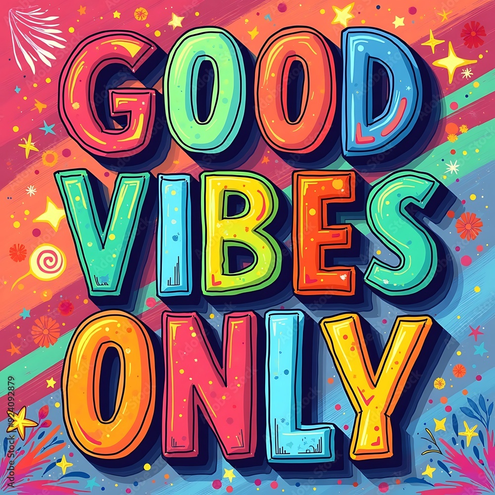 Good Vibes Only (T-shirt Design Motivational Quote, Illustartion,Typography,Banner,Poster) Good Vibes Only (T-shirt Design Motivational Quote, Illustartion,Typography,Banner,Poster)