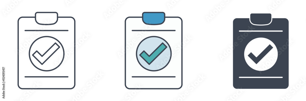 Check Mark icon symbol vector illustration isolated on white background Check Mark icon symbol vector illustration isolated on white background