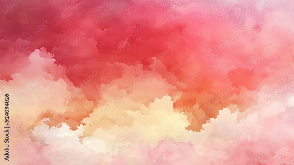 vibrant watercolor clouds background vibrant watercolor clouds background