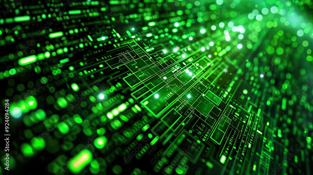 Vivid data flow symbolizing info overload and search for meaning in digital era, with blinking pixel Vivid data flow symbolizing info overload and search for meaning in digital era, with blinking pixel