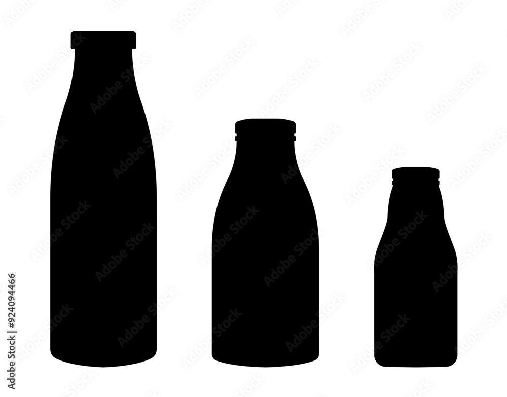 water bottle silhouette water bottle silhouette