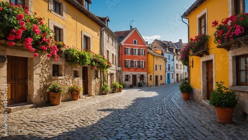 street in the town