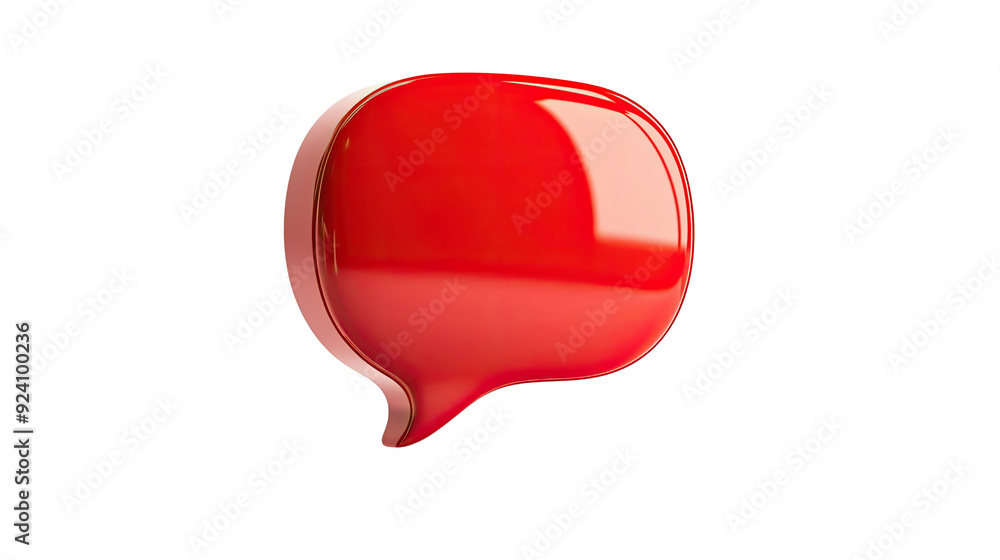Pink speech bubble transparent background