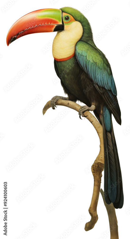 Fototapeta premium Wallpaper on tucan toucan animal nature.