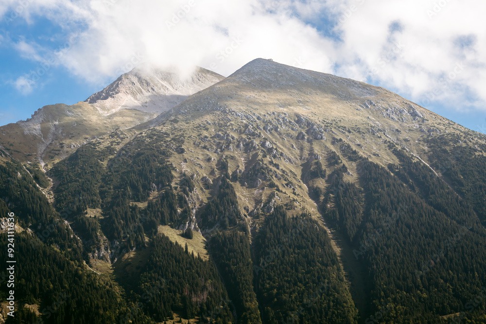 Fototapeta premium mountains in the clouds fog myst