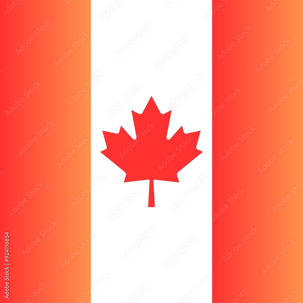 3D flag of Canada with strong gradient color | Canada 3D flag | Canada Multi flag | vector of canada flag 3D flag of Canada with strong gradient color | Canada 3D flag | Canada Multi flag | vector of canada flag