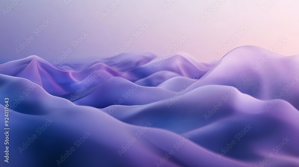 Obraz premium A smooth blue and purple gradient mesh background, perfect for use as wallpaper or a banner.