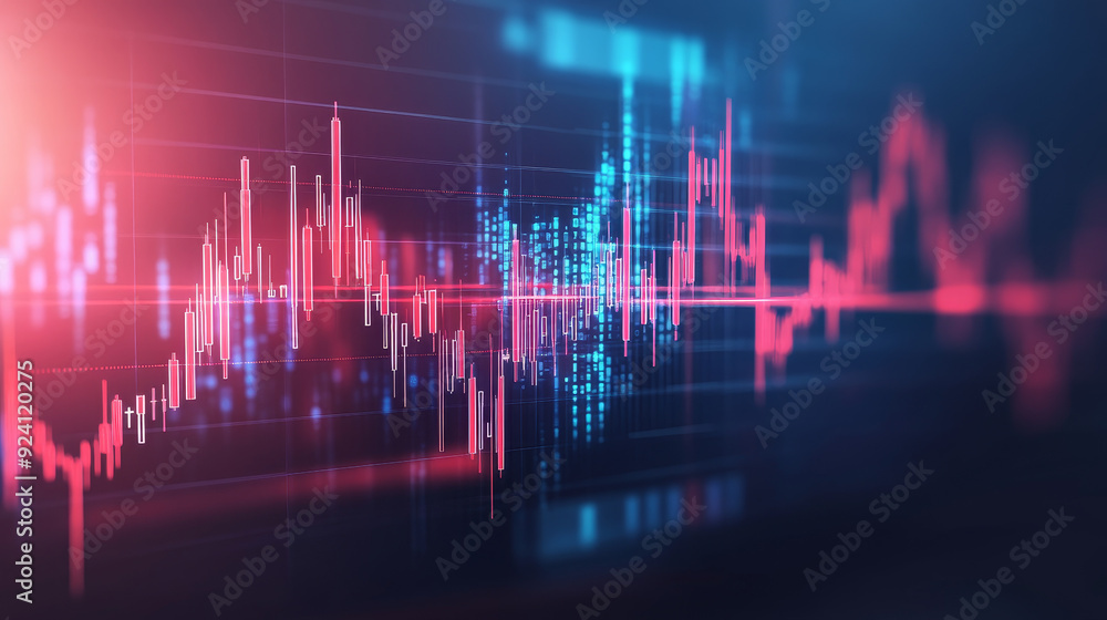 financial analysis presentations, investment reports, or digital dashboards focused on stock market analysis and economic data. financial analysis presentations, investment reports, or digital dashboards focused on stock market analysis and economic data.