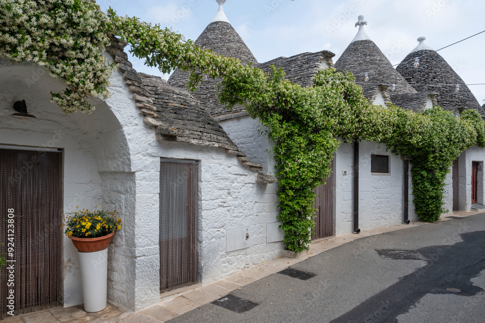 The Old town of Alberobello, Apulia Region, Italy