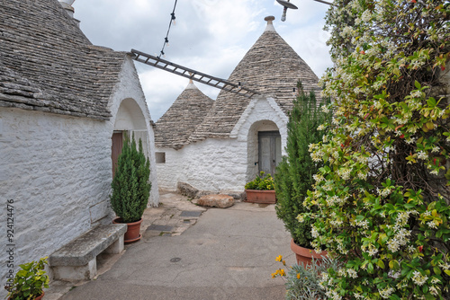 Obraz na płótnie The Old town of Alberobello, Apulia Region, Italy w salonie