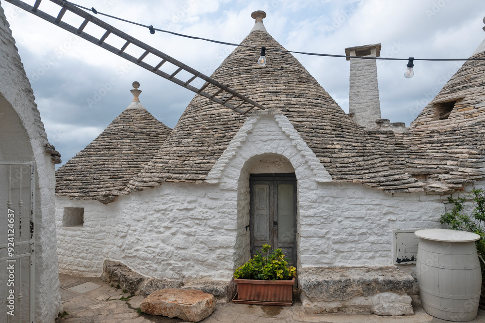 The Old town of Alberobello, Apulia Region, Italy