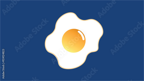 Fried Egg Vector Image