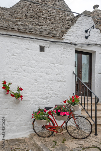 The Old town of Alberobello, Apulia Region, Italy