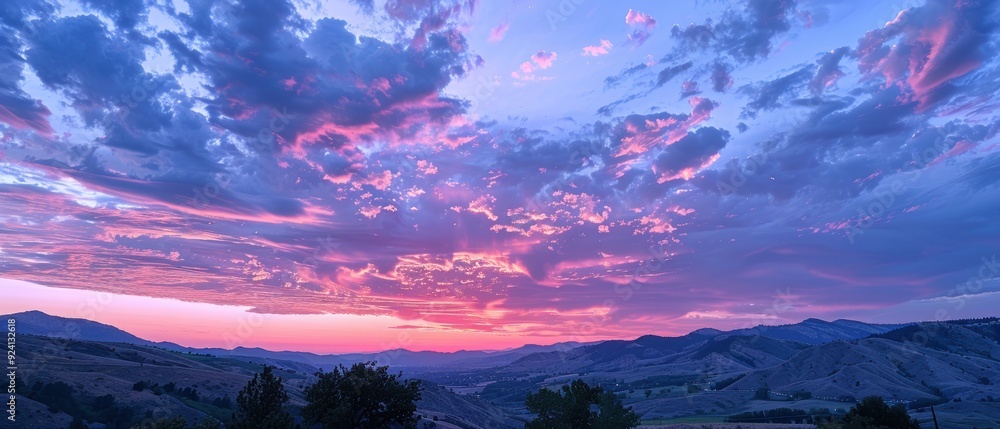 Tranquil Dawn: Pastel-Colored Clouds and First Light of Day Illuminating Serene Sky Tranquil Dawn: Pastel-Colored Clouds and First Light of Day Illuminating Serene Sky