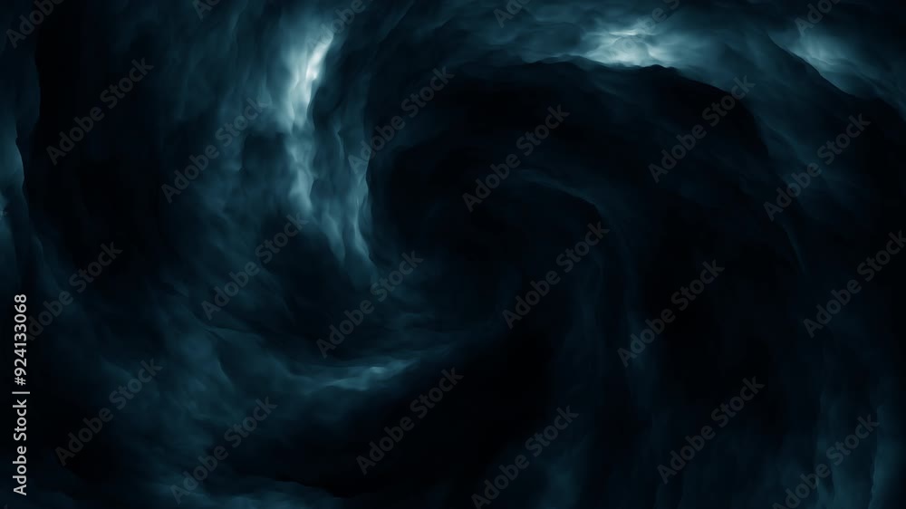 The image depicts a mesmerizing vortex of black and blue swirls. It captivates with its hypnotic and intriguing patterns The image depicts a mesmerizing vortex of black and blue swirls. It captivates with its hypnotic and intriguing patterns