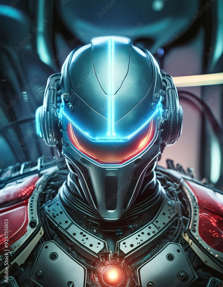 Fototapeta premium Digital Astronaut