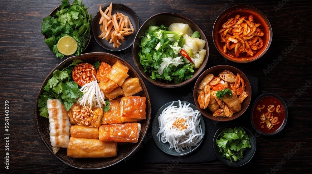 Banh Cuon - Traditional Vietnamese food Banh Cuon - Traditional Vietnamese food