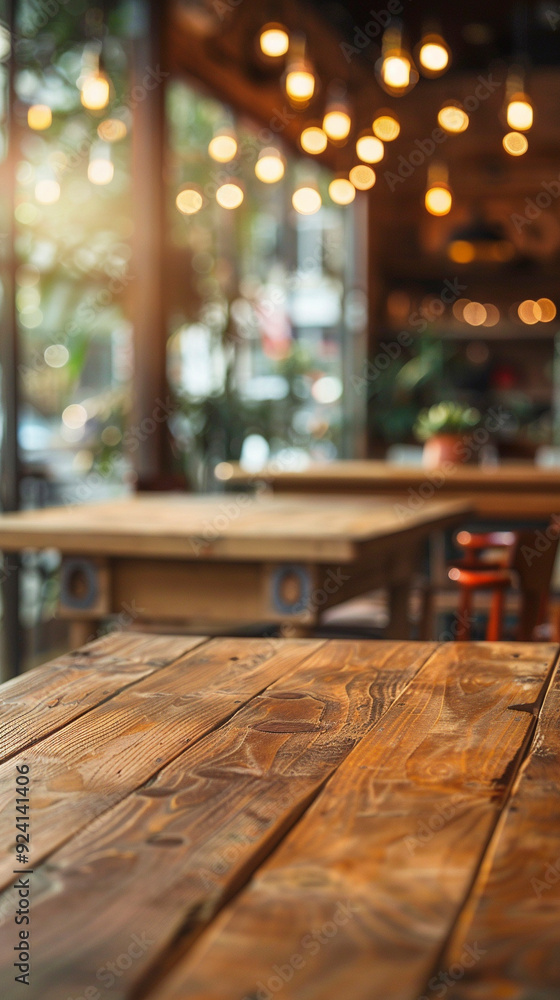 Table in a bar with a blurred background Table in a bar with a blurred background