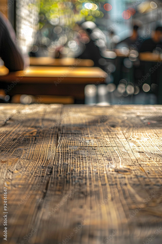 Table in a bar with a blurred background Table in a bar with a blurred background