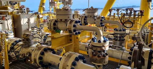 Oil and gas processing platform FPSO