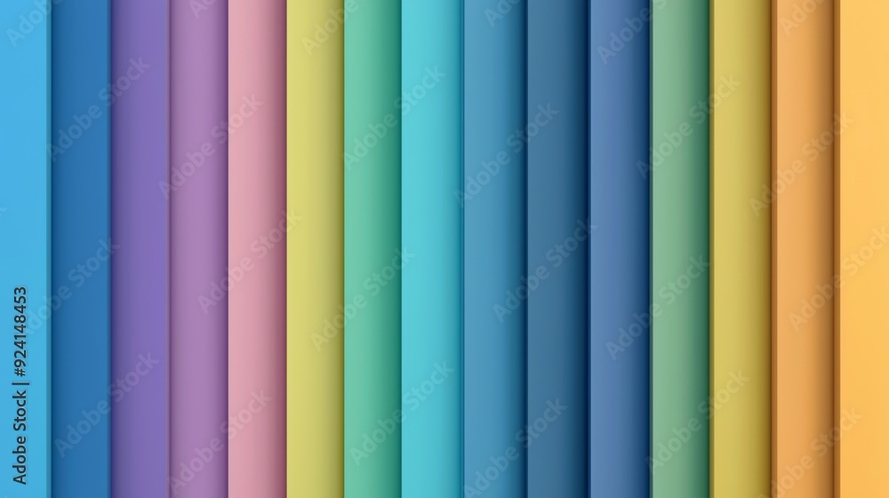 Captivating abstract background with colorful vertical stripes, trendy and stylish for banners, posters, websites. Bright pastel rainbow spectrum. Add creativity to digital designs Captivating abstract background with colorful vertical stripes, trendy and stylish for banners, posters, websites. Bright pastel rainbow spectrum. Add creativity to digital designs