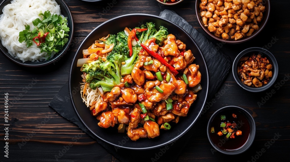 Kung Pao Chicken - Traditional Chinese food Kung Pao Chicken - Traditional Chinese food
